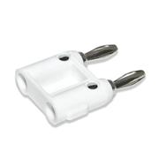Stackable, Dual 4mm Banana Plug with Shorting Bar