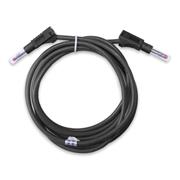 Test Lead: Stackable, Retractable Banana Plugs, 10 AWG, 24"