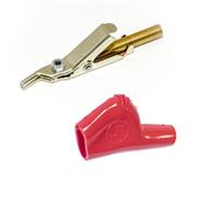 Small Telecom Clip with Hex Spike, Banana Jack, Insulator