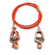 Heavy-duty Grounding Cable with Orange Jacket, 36"