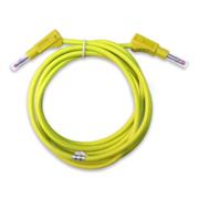 Test Lead: Stackable, Retractable Banana Plugs, 10 AWG, 60"
