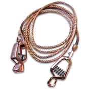 Heavy-duty Grounding Cable: 6 AWG, BU-21CPN, 6'