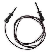 Test Lead: Micro Plungers Clips on Each End, 36"