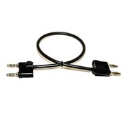 Test Lead: Dual Stackable Banana Plugs Each End, 96"