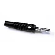 Solderless (4mm) Banana Plug, Black