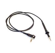 Test Lead- Threaded Probe to unshrouded Right angle Banana Plug