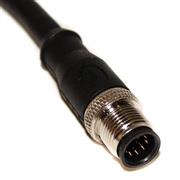 Cordset, 8-Position Male Straight-Open End, 24 AWG, 2M from one of the leading wire and cable manufacturers