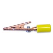 Copper Alligator Clip with Acetate Handle, Screw