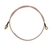 RF Coaxial Connector & Cable Assembly, SMA Bulkhead Female to SMA Straight Male, RG-316, 24"