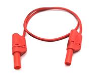 Test Lead, Shrouded & Stackable 4MM Banana Plugs, 14 AWG, 32 AMPS