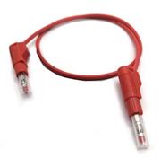 Test Lead, Retractable Shrouds & Stackable 4MM Banana Plugs, 14 AWG, 32 AMPS