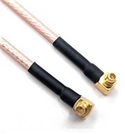 RF Coaxial Connector & Cable Assembly, MMCX, RG-316. 12"