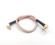 RF Coaxial Connector & Cable Assembly, MMCX, RG-316. 6"