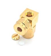 SMA Connector Plug, Right Angle, 50 OHMS, Soldered