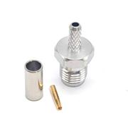 SMA Connector, Jack, Straight, 50 OHMS, Crimped