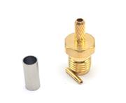 SMA Connector, Jack, Straight, 50 OHMS, Crimped