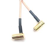 RF Coaxial Connector & Cable Assembly, SMB Right Angle Female to SMB Right Angle Female, RG-316