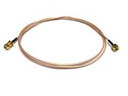 RF Coaxial Connector & Cable Assembly, SMA Female Bulkhead to SMA Straight Male, RG-316