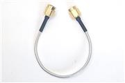 RF Coaxial Cable Assembly, SMA Connector, Straight, Male, RG-086, Hand Formable