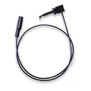 Test Lead: Insulated Mini Alligator to Mini Plunger