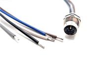 Receptacle, M12, 5-Position, Female, Rear Mount, 2M