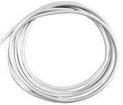 Silicone, 10 AWG, "Coolflex 45" Wire, White, 10'