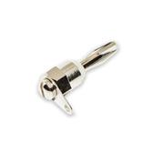 4mm Banana Plug, Panel Mount, Solder Tab