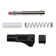 Retractable, Stackable Banana Plug, 10-12AWG