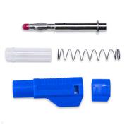 Retractable, Stackable Banana Plug, 14-18AWG