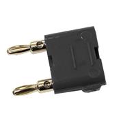 Solderless, Stackable Mini (3mm) Dual Banana Plug